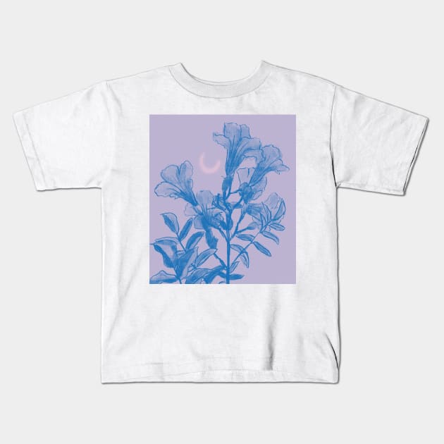 Luna | Lavender Version Kids T-Shirt by ghostieking